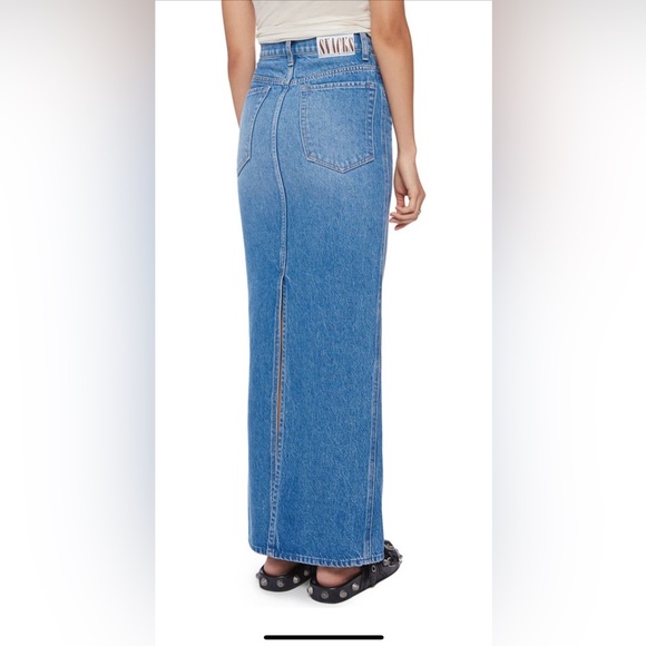 MOTHER The Candy Stick Denim Maxi Skirt - Picture 5 of 5